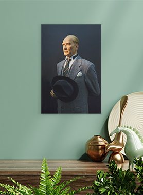 Mustafa Kemal Atatürk Kanvas Tablo