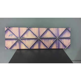 10036YI Abstract 3 Boyut Görsel Yatay İnce Kanvas Tablo (Outlet) - 90x30 CM