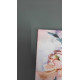11573DD Çiçek Görseli Dikey Dar Kanvas Tablo (Outlet) - 60x120 CM