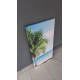 16640DD Kumsal / Sahil Görseli Dikey Dar Kanvas Tablo (Outlet) - 50x100 CM