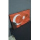 17529Y Türk Bayrağı Görseli Yatay Kanvas Tablo (Outlet) - 35x55 CM