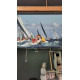 18421YD Yapı Görseli Yatay Dar Kanvas Tablo (Outlet) - 120x60 CM