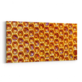 10014YD Abstract 3 Boyut Görsel Yatay Dar Kanvas Tablo