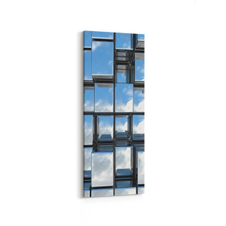 10016DI Abstract 3 Boyut Görsel Dikey İnce Kanvas Tablo