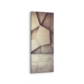10018DI Abstract 3 Boyut Görsel Dikey İnce Kanvas Tablo