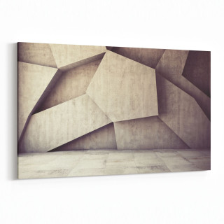 10018Y Abstract 3 Boyut Görsel Yatay Kanvas Tablo