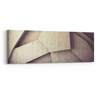 10018YI Abstract 3 Boyut Görsel Yatay İnce Kanvas Tablo