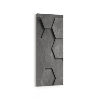 10022DI Abstract 3 Boyut Görsel Dikey İnce Kanvas Tablo
