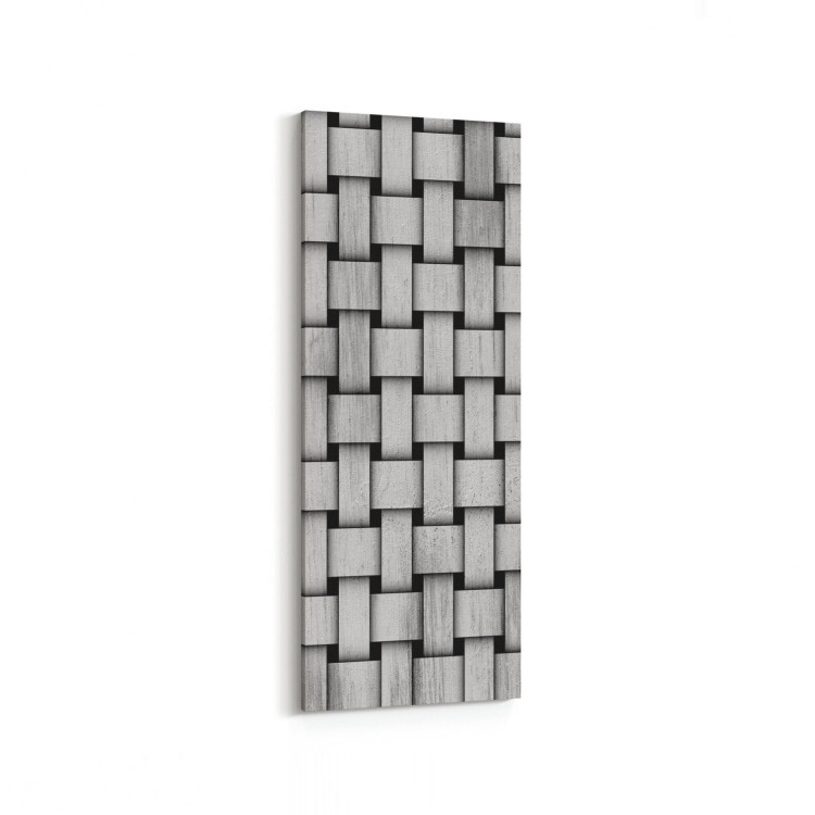 10025DI Abstract 3 Boyut Görsel Dikey İnce Kanvas Tablo