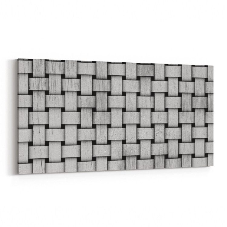 10025YD Abstract 3 Boyut Görsel Yatay Dar Kanvas Tablo