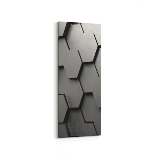 10026DI Abstract 3 Boyut Görsel Dikey İnce Kanvas Tablo