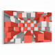 10028Y Abstract 3 Boyut Görsel Yatay Kanvas Tablo