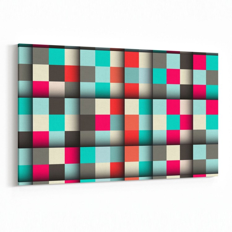 10029Y Abstract 3 Boyut Görsel Yatay Kanvas Tablo