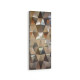 10035DI Abstract 3 Boyut Görsel Dikey İnce Kanvas Tablo