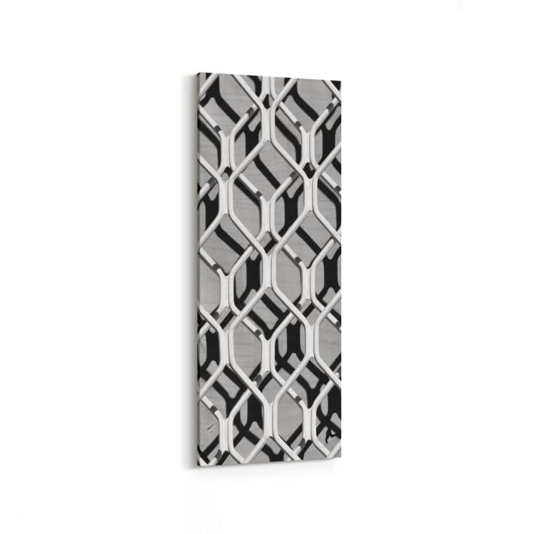 10038DI Abstract 3 Boyut Görsel Dikey İnce Kanvas Tablo
