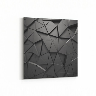 10041K Abstract 3 Boyut Görsel Kare Kanvas Tablo