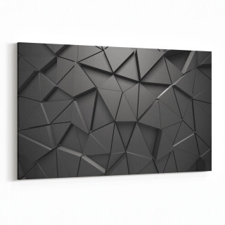 10041Y Abstract 3 Boyut Görsel Yatay Kanvas Tablo