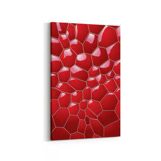 10042D Abstract 3 Boyut Görsel Dikey Kanvas Tablo