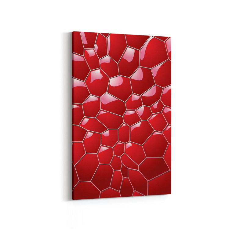 10042D Abstract 3 Boyut Görsel Dikey Kanvas Tablo