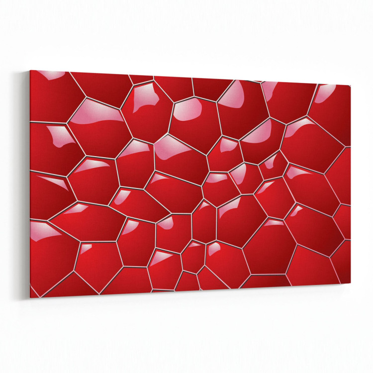 10042Y Abstract 3 Boyut Görsel Yatay Kanvas Tablo