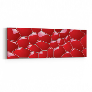 10042YI Abstract 3 Boyut Görsel Yatay İnce Kanvas Tablo