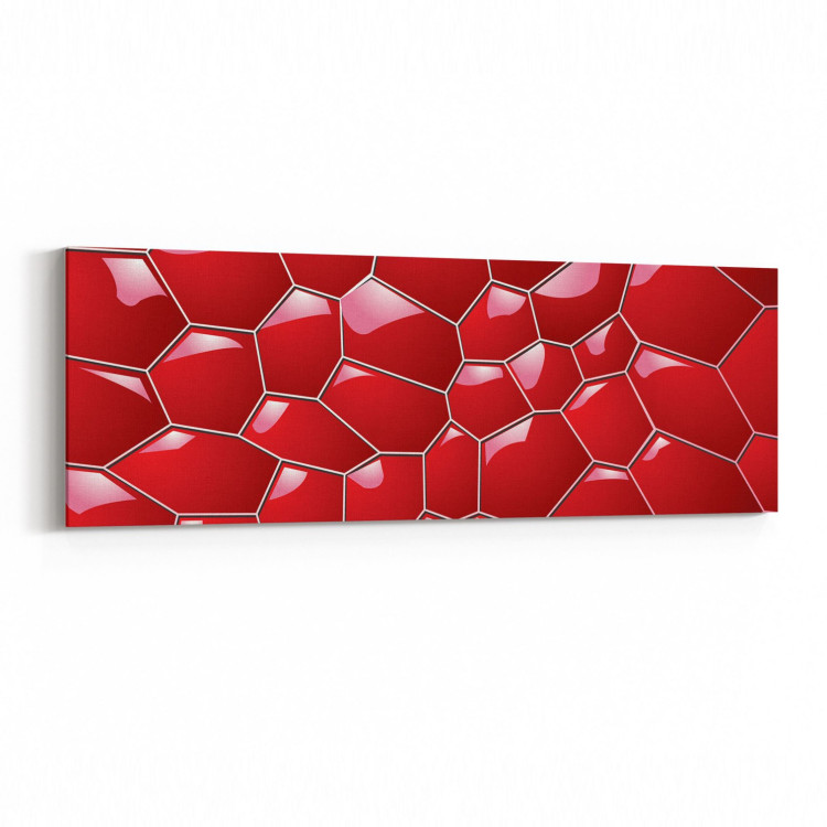 10042YI Abstract 3 Boyut Görsel Yatay İnce Kanvas Tablo