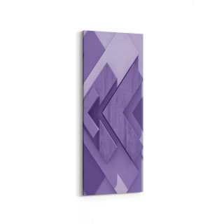 10043DI Abstract 3 Boyut Görsel Dikey İnce Kanvas Tablo