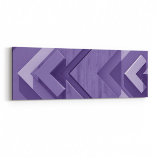10043YI Abstract 3 Boyut Görsel Yatay İnce Kanvas Tablo