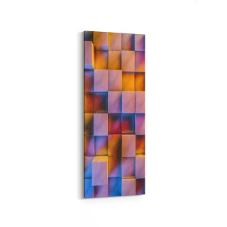 10044DI Abstract 3 Boyut Görsel Dikey İnce Kanvas Tablo