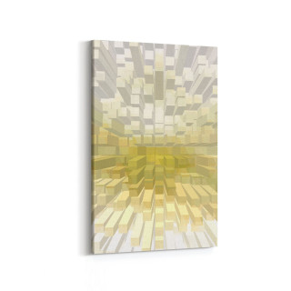 10045D Abstract 3 Boyut Görsel Dikey Kanvas Tablo