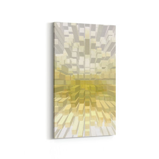 10045DD Abstract 3 Boyut Görsel Dikey Dar Kanvas Tablo