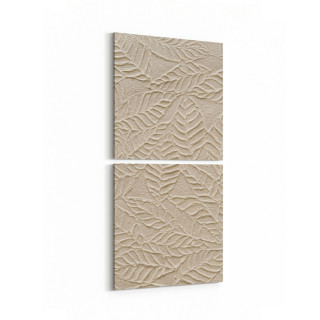 10049K2D Abstract 3 Boyut Görsel Kare 2'li Dikey Kanvas Tablo