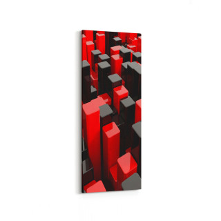 10050DI Abstract 3 Boyut Görsel Dikey İnce Kanvas Tablo