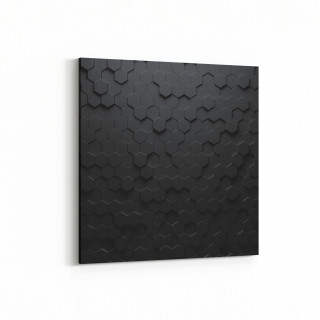 10051K Abstract 3 Boyut Görsel Kare Kanvas Tablo