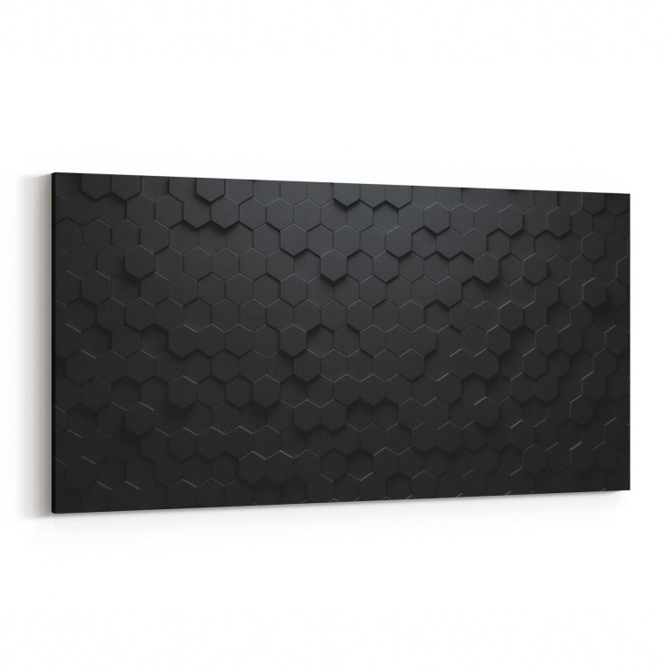 10051YD Abstract 3 Boyut Görsel Yatay Dar Kanvas Tablo