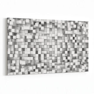 10052Y Abstract 3 Boyut Görsel Yatay Kanvas Tablo