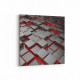 10053K Abstract 3 Boyut Görsel Kare Kanvas Tablo