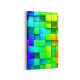 10057DD Abstract 3 Boyut Görsel Dikey Dar Kanvas Tablo