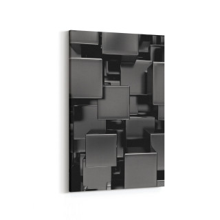 10058D Abstract 3 Boyut Görsel Dikey Kanvas Tablo