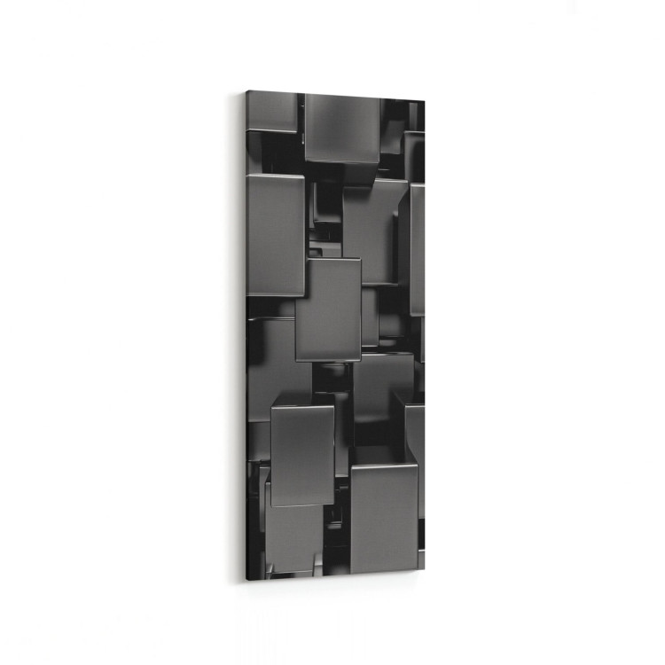 10058DI Abstract 3 Boyut Görsel Dikey İnce Kanvas Tablo