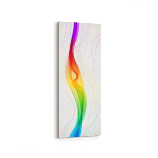 10065DI Abstract Görsel Dikey İnce Kanvas Tablo