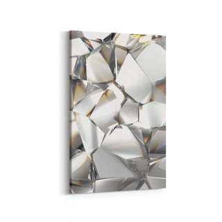 10086D Abstract Görsel Dikey Kanvas Tablo