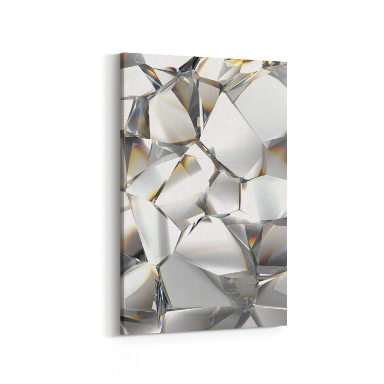 10086D Abstract Görsel Dikey Kanvas Tablo