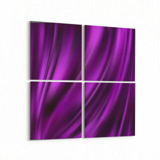 10094K4 Abstract Görsel Kare 4'lü Kanvas Tablo