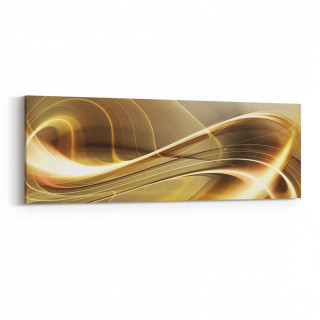 10095YI Abstract Görsel Yatay İnce Kanvas Tablo