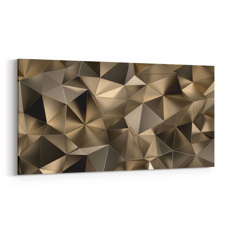 10099YD Abstract Görsel Yatay Dar Kanvas Tablo