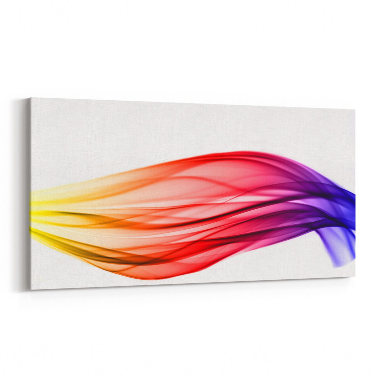 10115YD Abstract Görsel Yatay Dar Kanvas Tablo