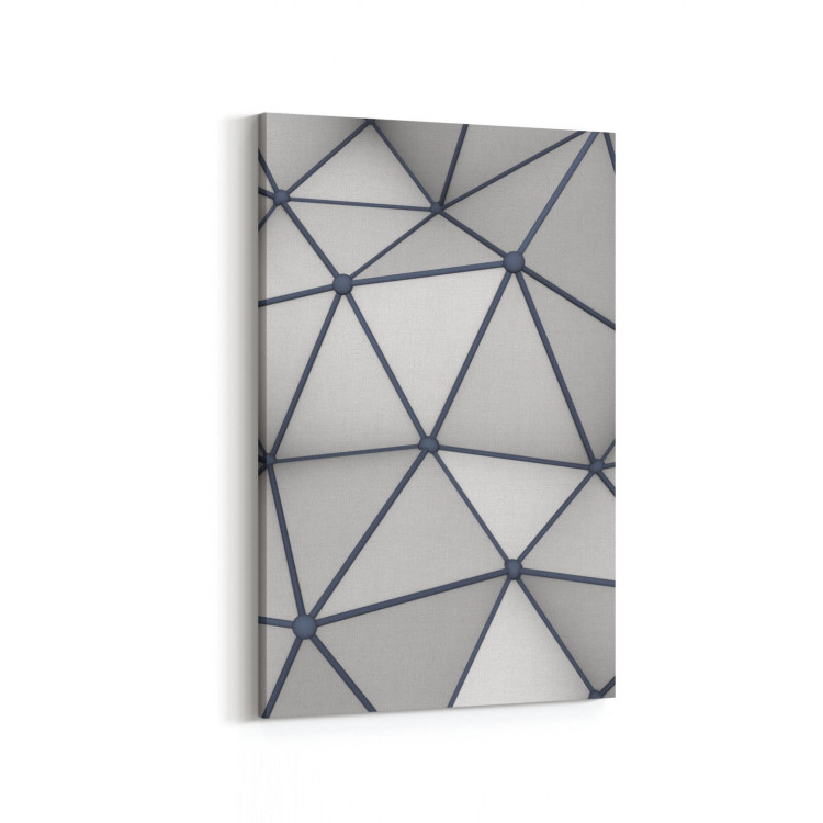 10163D Abstract Görsel Dikey Kanvas Tablo