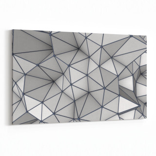 10163Y Abstract Görsel Yatay Kanvas Tablo