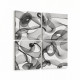 10175K4 Abstract Görsel Kare 4'lü Kanvas Tablo